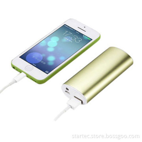 Power bank, aluminum housing, 5200mAh capacity